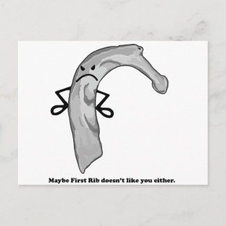 Grumpy Rib Postcard