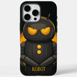 Grumpy Robot Personalized iPhone 16 Pro Max Case