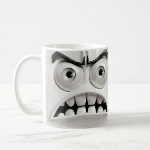 Grumpy Sarcastic Face 3D Mug Wrap