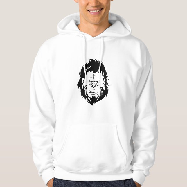Grumpy Sasquatch Hoodie – Customizable  (Front)