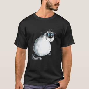Grumpy Siamese Cat For Cat T-Shirt