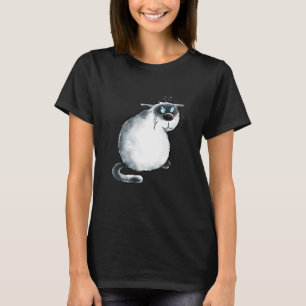 Grumpy Siamese Cat For Cat T-Shirt