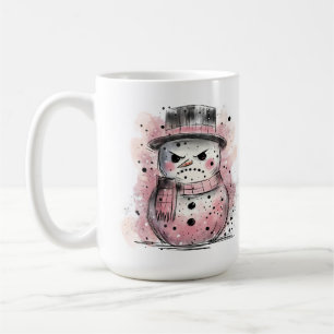 Grumpy Snowman Coffee Mug
