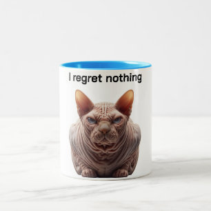 Grumpy Sphynx Cat Coffee Mug