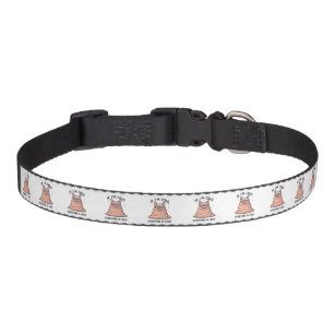 Grumpy Sphynx Cat Cold Humor Cartoon Art Pet Collar