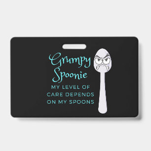 Grumpy Spoonie Badge