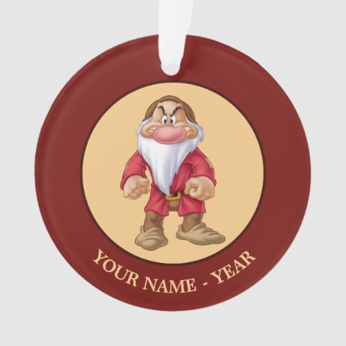 Grumpy  Standing Add Your Name Ornament