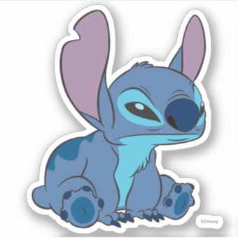 Grumpy Stitch Sticker | Zazzle