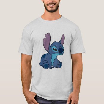 Grumpy Stitch T-shirt by LiloAndStitch at Zazzle