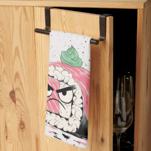 Grumpy Sushi Kitchen Towel