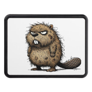 Grumpy the Messy Beaver Hitch Cover