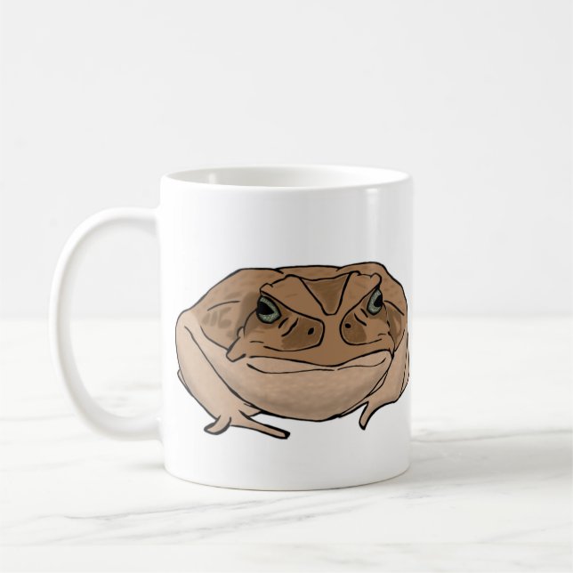 Grumpy Toad Coffee Mug (Left)