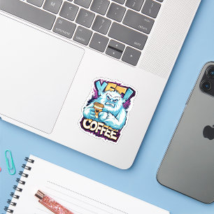 Grumpy Yeti Coffee Sticker