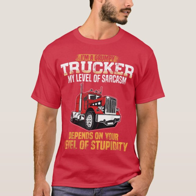 Grumpyrucker vintage T-Shirt (Front)