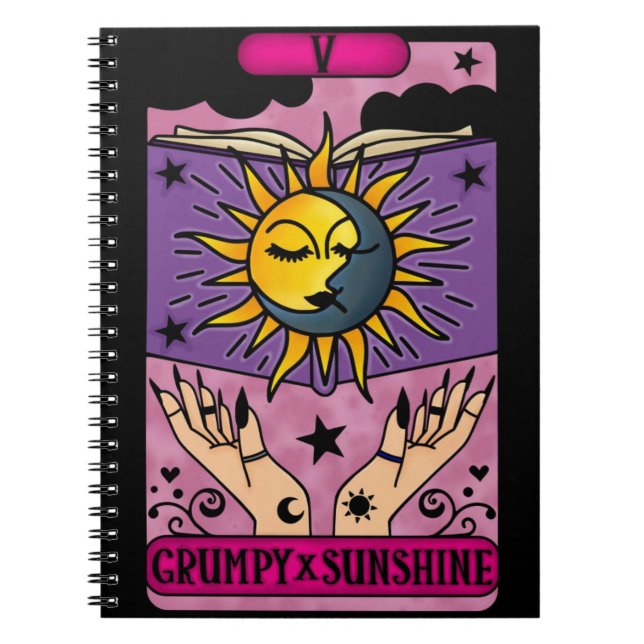 GrumpyXSunshine Tarot Notebook (Front)