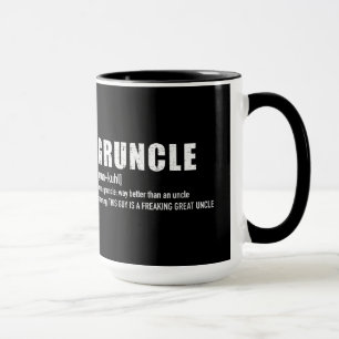 Gruncle for great uncle mug