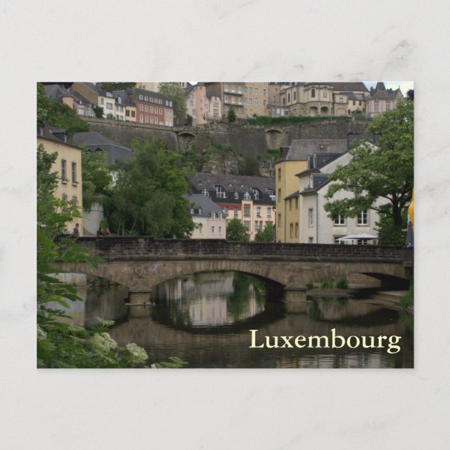 Grund, Luxembourg Postcard (Front)