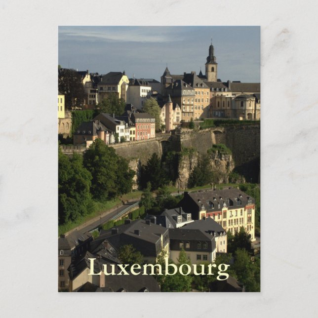 Grund, Luxembourg Postcard (Front)