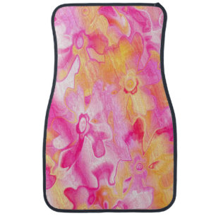 Grundgy-Painted-Florals-9- Car Floor Mat