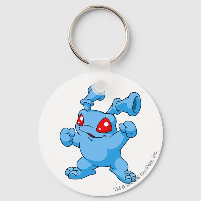 Grundo Blue Keychain (Front)