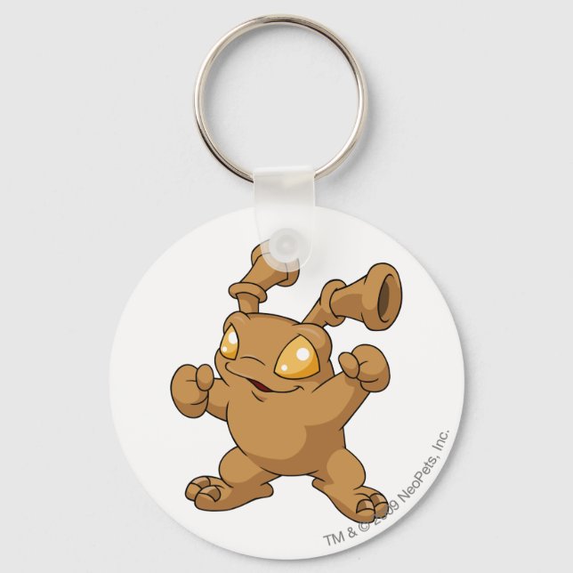 Grundo Brown Keychain (Front)