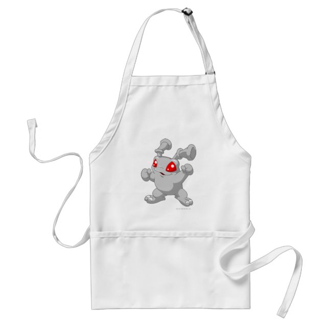 Grundo Silver Adult Apron (Front)