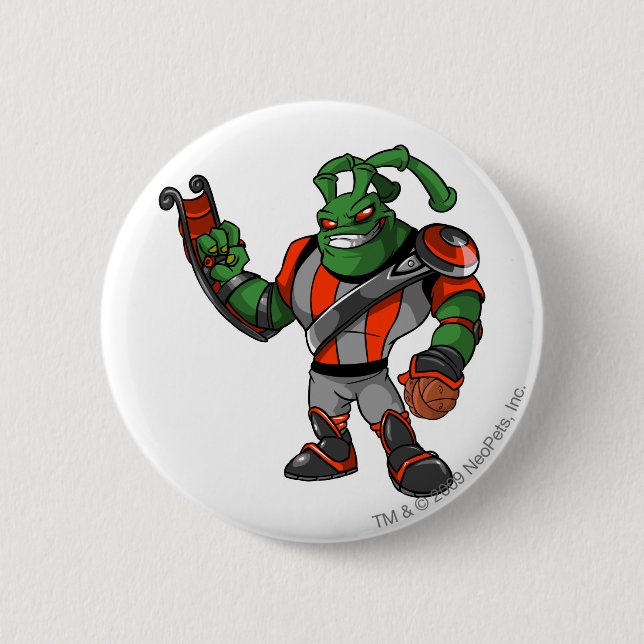 Grundo Virtupets Space Station Player Button (Front)