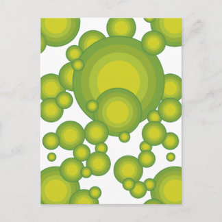 Grüne Blasen Postcard