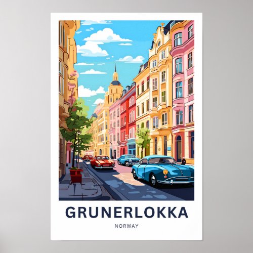 Grunerlokka Norway Travel Print