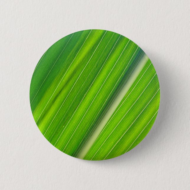 Grünes Maisblattdesign Button (Front)