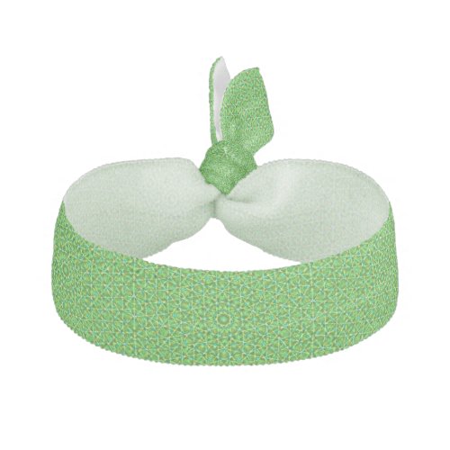 Grnes Netz KaleidoscopeGreen Kaleidoscope Net Ribbon Hair Tie