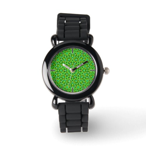 Grnes Netz KaleidoscopeGreen Kaleidoscope Net Watch