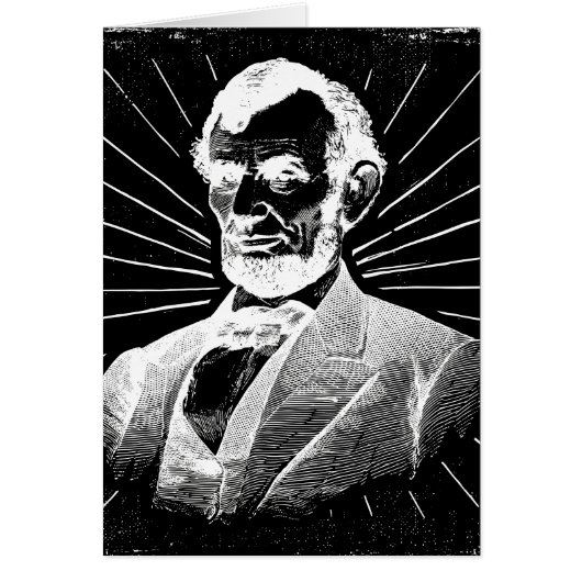grunge abraham lincoln cards (Front)
