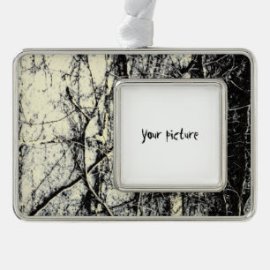 Grunge abstract christmas ornament