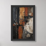 Grunge Abstract Framed Art