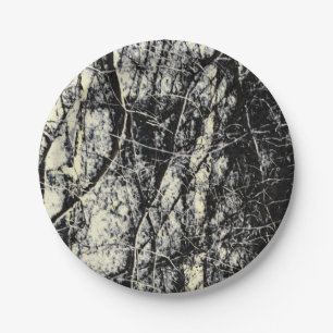 Grunge abstract  paper plates
