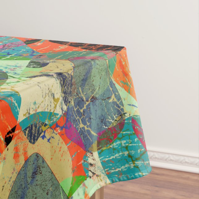 Grunge abstract tablecloth (In Situ)