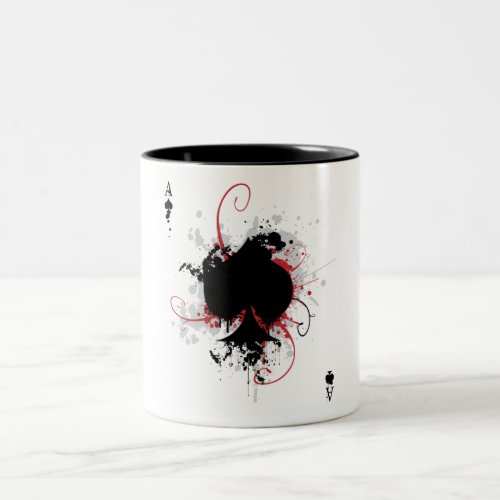 Grunge Ace Two_Tone Coffee Mug