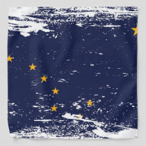 Grunge Alaska Flag Bandana