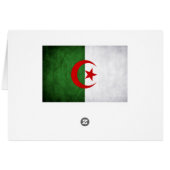 Grunge Algeria Flag Cards (Back Horizontal)