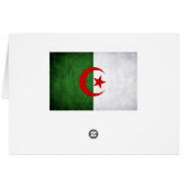 Grunge Algeria National Flag (Back Horizontal)