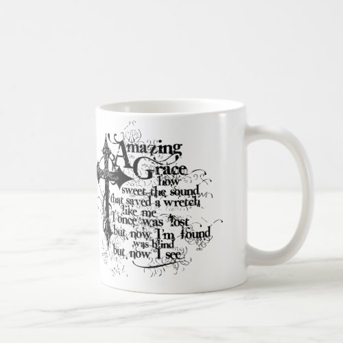 Grunge Amazing Grace Mug