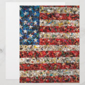 grunge american flag (Front/Back)