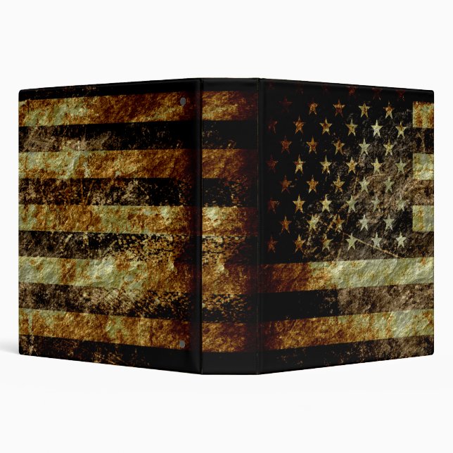 Grunge American Flag 2 Binder (Background)