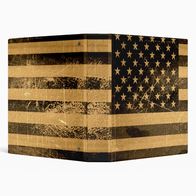 Grunge American Flag 4 Binder (Background)