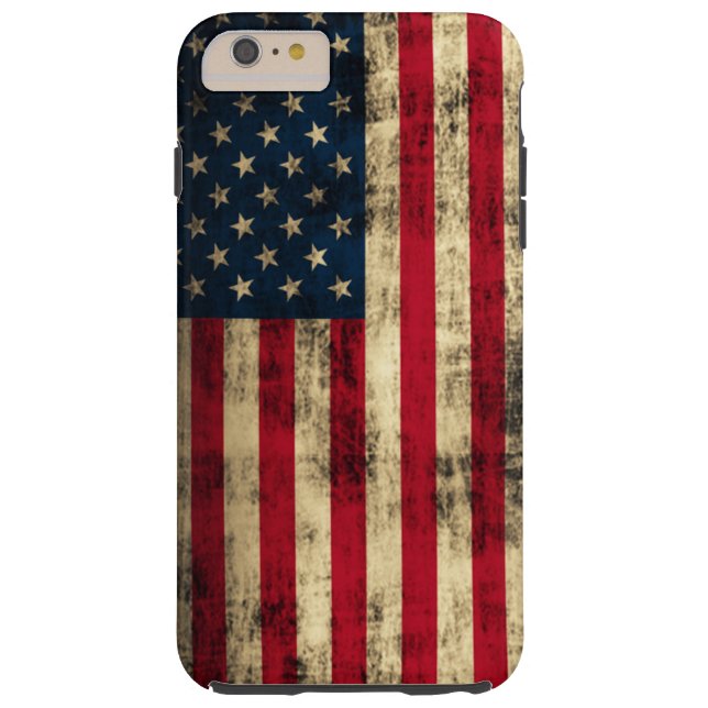 Grunge American Flag Case-Mate iPhone Case (Back)