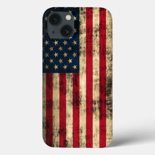Grunge American Flag iPhone 13 Case
