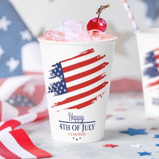 Grunge American Flag Happy 4th July ID1104