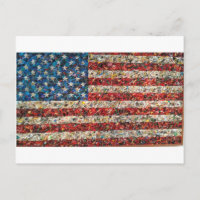 grunge american flag