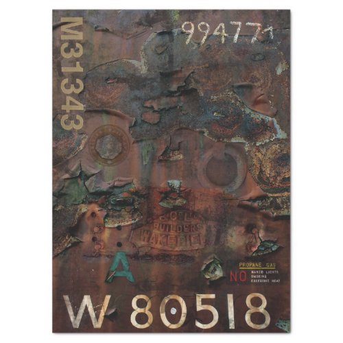 Grunge and rust background decoupage tissue paper